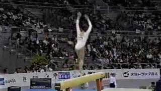 Dominique Moceanu  1995 Worlds AA  Balance Beam [upl. by Neerroc]