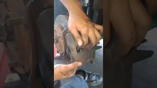 Brake caliper amp brake pad front proton waja [upl. by Eiggam557]