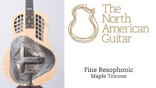 Fine Resophonic Maple Tricone  Played by Michael Messer SOLD by The North American Guitar UK [upl. by Dailey945]