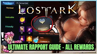 Rapport is IMPORTANT  More Skill Points  Giants Hearts amp More  Lost Ark Rapport Guide [upl. by Mezoff]