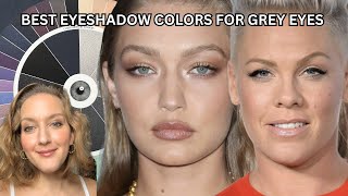 BEST EYESHADOW COLORS FOR GREY EYES [upl. by Addie]