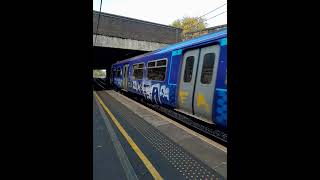 Scotrail 6 car Class 320313 amp 320420 departing Cambuslang on 2F31 Larkhall  Dalmuir [upl. by Burg]