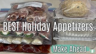 The BEST Holiday Appetizers  Make Ahead Party Food [upl. by Yelich]