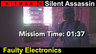 HITMAN 3  Faulty Electronics 0137  Silent Assassin  THE ELITE INSTITES FUTURE TECH 10 [upl. by Nnayllek]