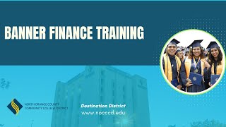 Banner Finance Training [upl. by Alverta551]