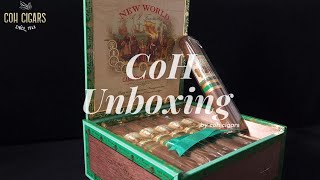 CoH Cigars Unboxing AJ Fernandez New World Cameroon Gordo [upl. by Ainecey]