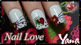 Uñas Amor y Amistad  Yana  Nail Love [upl. by Axe]