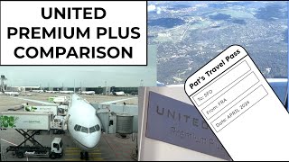 United Premium Plus Seat Comparison FRASFO 777300ER [upl. by Annohsal]