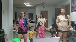 Temis Angels Dance Practice for Jameshs 7th Birthday 2024 sisters [upl. by Itirp]