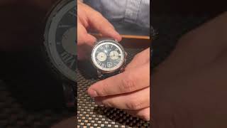 Cartier Rotonde White Gold Blue Dial Chrono Mens Watch W1556239 Review  SwissWatchExpo [upl. by Judus]