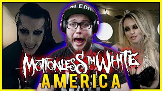 WAS NOT EXPECTING THIS From Motionless In White  AMERICA  REACTION [upl. by York667]