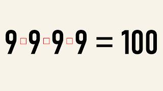 Can You Solve The Four 9s Puzzle [upl. by Beckerman]