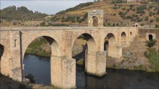 Puente romano de Alcántara Cáceres [upl. by Ilke]