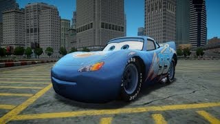 GTA Rayo Lightning McQueen Dinoco Crash Testing  Insanegaz [upl. by Edson]