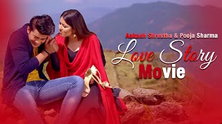 Pooja Sharma and Aakash Shrestha Latest💕Love Story Movie Aakaash Shrestha Pooja Sharma Magne buda [upl. by Swithbert]