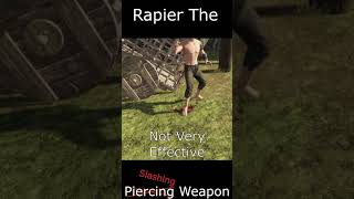 Using Weapons Incorrectly In Blade amp Sorcery  Rapier shorts [upl. by Ennayelhsa253]