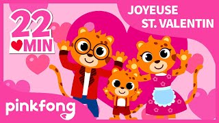 Joyeuse St Valentin avec Pinkfong Bébé Requin   Compilation  Pinkfong  Chansons pour Enfants [upl. by Nadruoj]