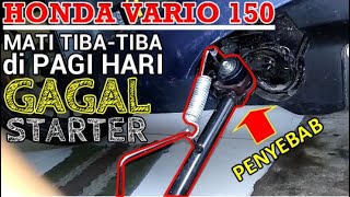 CARA Memperbaiki Motor VARIO 150 2019 mati mendadak tidak bisa distarter  Cari Penyebab amp Solusinya [upl. by Sholes]