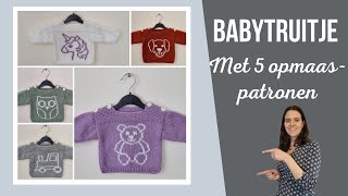 Dit Babytruitje Kan Niet Mislukken  Ook Voor Beginners [upl. by Atoiganap]