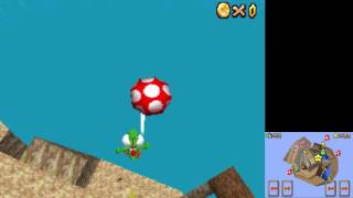 Super Mario 64 DS  Breathtaking View from the Bridge without Wario [upl. by Ynottirb]