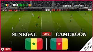 SENEGAL vs CAMEROON Live  En Direct Coupe dAfrique  CAN 2024 Full Match Simulation [upl. by Namqul]