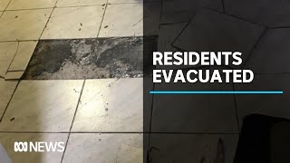 Apartment block above M4 WestConnex tunnel evacuated after cracks appear in building  ABC Nedws [upl. by Colville658]