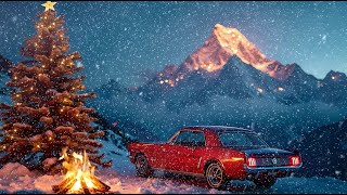 4k 60FPS I 1958 Ford Mustang Timeless Classics in a Winter Wonderland ❄️🎄🔥 [upl. by Frederigo]