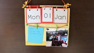 How To Create A Multifunctional Calendar  DIY Crafts Tutorial  Guidecentral [upl. by Lyndel]