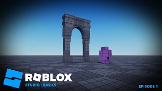 Roblox Studio  Building Tutorial  Basics [upl. by Ahseem]