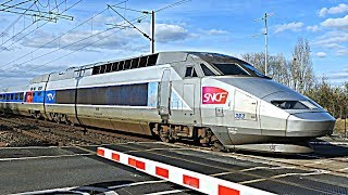 COMPILATION de TGV et AUTRES TRAINS autour du MANS  PREMIÈRE PARTIE [upl. by Olenta446]