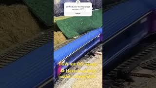 FGW HST OO gauge model train at Haverford West model railway club [upl. by Oiredised]