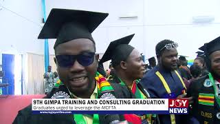 9th GIMPA Training and Consulting Graduation Graduates urged to leverage the AfCFTA [upl. by Ecneps]