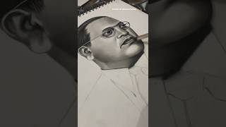 💙 dr bhimrao ambedkar drawing❤️youtubeshorts shortvideo viral shots jaibhim [upl. by Laney660]