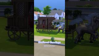 Medieval style carriage  Pinterest Inspired ad thesims4 [upl. by Enelie]