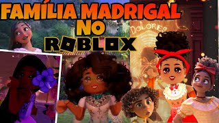 Fiz a FAMÍLIA MADRIGAL de Encanto no ROBLOX Royale High [upl. by Assirod]