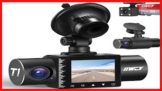 iiwey Dash Cam Front Rear and Inside 1080P Three Channels with IR Night Vision Car Camera SD Card [upl. by Anabel]