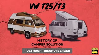 VW T25T3  Vol9  Polyroof Bischofberger  Camper solutions story [upl. by Temhem]