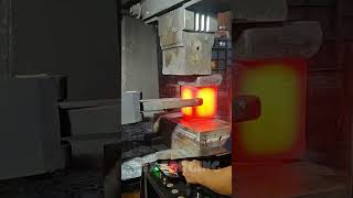 Forging Steel Billets Style forging machines [upl. by Noremmac]