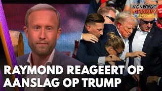 Raymond Mens reageert op aanslag op Donald Trump Dit gaat de verkiezingen bepalen [upl. by Shanta]