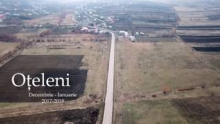 Oțeleni  Decembrie 2017  Ianuarie 2018 filmare dronă  4K [upl. by Vladamar736]