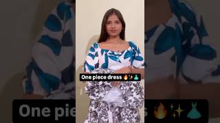 🔥🌺One piece dress🌺fashion trending dress shorts meeshohaul womensfashion [upl. by Bradway]