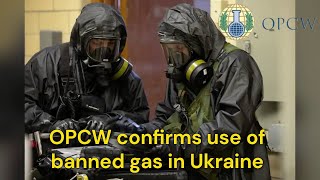 OPCW confirms use of banned gas in Ukraine [upl. by North]