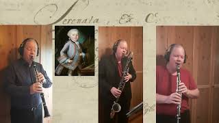 W A Mozart Ganz kleine Nachtmusik KV 648 – As Clarinet Trio 2 Movement Allegro [upl. by Lorenza481]