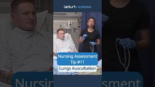 🌬️ How Do You Auscultate Lung Sounds NursingSkills BreathingAssessment nclex [upl. by Oriane]