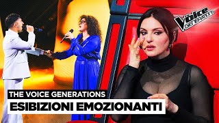 Esibizioni che hanno commosso i coach di The Voice  Compilation [upl. by Dugan874]