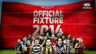 2014 AFL Fixture  ClubbyClub Analysis [upl. by Aldridge]