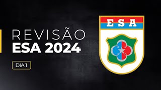 Revisão ESA 2024  Matemática Português Geografia História e Inglês  ProMilitares [upl. by Ennaillij]