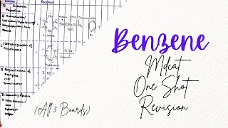 MDCAT I Benzene One Shot Series I Organic Chemistry I Lec04 [upl. by Aonehc]