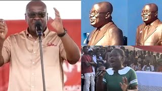 Mahama m0cks😂Akufo Addo for unveiling his own statue Kwapong nursing trainees endorse Mahama [upl. by Sletten]