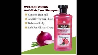 Wellice Onion Anti Hair Loss Shampoo [upl. by Aidnac]